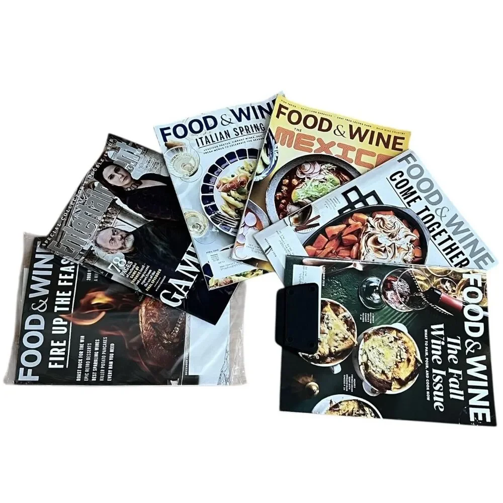 Food & Wine Magazine Lot 6 2018 2019 Issues Entertainment Weekly Game Of Thrones